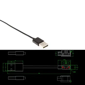 Magnetické Nabíjanie Nabíjací Kábel Pre Inteligentné Hodinky s Magnetics Plug 2.84 mm