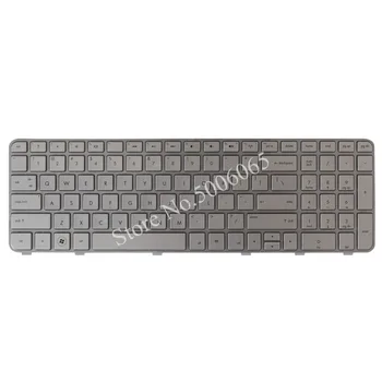 Nový AMERICKÝ Strieborná klávesnica Pre Notebook HP Compaq DV6-6000 DV6-6100 DV6-6200 DV6-6090 90.4RH07.L01 SG-48900-XUA