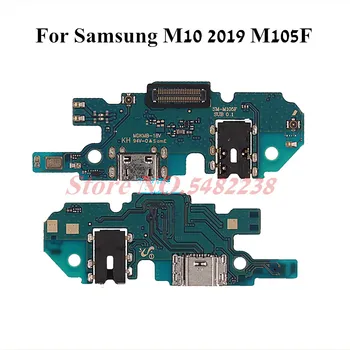 Originálne USB Nabíjací Dok Port Flex kábel Pre Samsung M10 2019 M105F konektor Nabíjačky dosky náhradné Diely