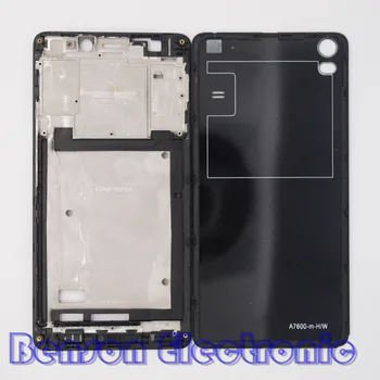 BaanSam Nové LCD Držiteľ Predný Rám, Zadný Kryt Batérie Pre Lenovo A7600 A7600M S8 Bývanie Prípade, Žiadne Lepidlo 3M