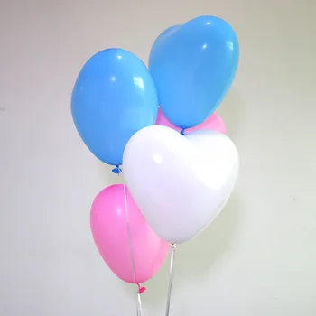 100ks/lot 10 inch Ballon Latex Srdce Balóny Svadobné zariadené, pri Love Nafukovacie Narodeniny Podujatia, Party Balóniky Valentinku Dodávky