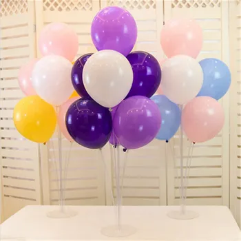 Stojan Svadobné Dekor Narodeninovej Party Valentinku Deň Dodávky Dieťa je Dar Hračka Jasné Balón Stĺpec Base Plastové Balóny