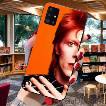 David Bowie Telefón Puzdro Pre Samsung A10 A20 A30 A40 A50 A70 A71 A51 A6, A8, A7 2018