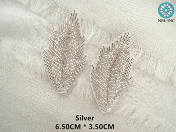 (100ks) Striebornými Korálkami drahokamu Nášivka patch žehlička na šaty, odev, príslušenstvo WDD0952