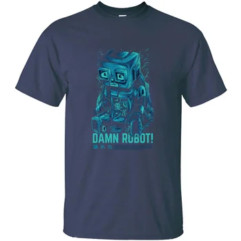 Osobnosti Bad Robot! T-Shirt Kolo Golier Mužov Tee Tričko Plus Veľkosť S-5xl Bavlna Top Čaj