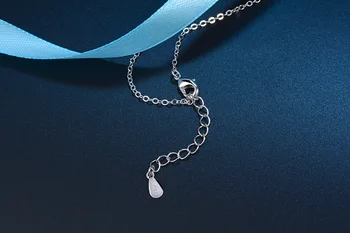925 Sterling Silver Šperky, Perly Kruhu Pásy s Dlhým Reťazcom Prívesky&Náhrdelníky Pre Ženy collares S-N49