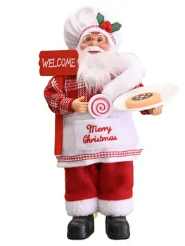 Nový Dizajn Santa Claus, Santa Claus Dekorácie Ploche Santa Claus Obrázok Prenosné Realisticky Bábiky Santa Figúrka Ideálny Ornament