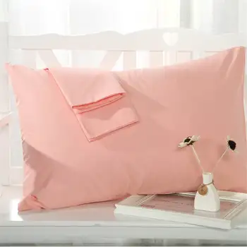 Bavlna Obálky obliečok,jednofarebné Mäkké Pohodlné Vankúše,bytový Textil posteľná bielizeň 48 x 74 Cm