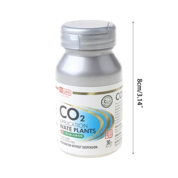 30 Ks Akvárium CO2 Tablety Oxidu Uhličitého Difúzor pre Live Vodných Rastlín Trávy X4YE