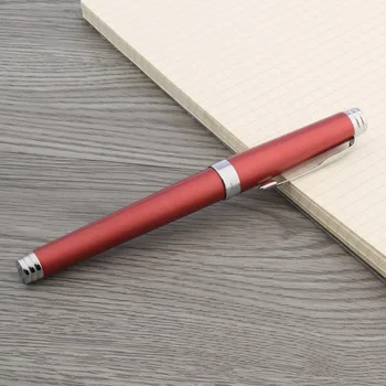 Jinhao kovové darčekové kvality Hviezdna študentské Financie classic matný červené plniace pero