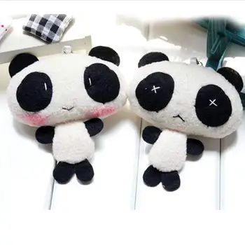 1Pc Kawaii Darček Súčasnosti Panda Charms Taška na Príslušenstvo, Kľúč/Taška Popruh Prívesok Plyšové Roztomilá Panda Kreslených