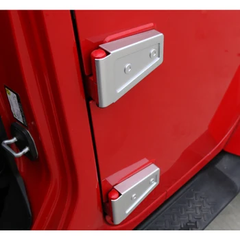 4Pcs/set Auto Exteriérové Dvere, Záves Kryt Dekorácie-Nálepky Styling Pre Jeep Wrangler 2 Dvere 2007 Do Auta-zahŕňa