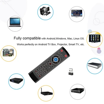 T1 PRO MAX 2.4 G Air Bezdrôtové Myši Gyro Hlasové Ovládanie Snímania Univerzálny Mini Diaľkový ovládač pre PC Android TV Box