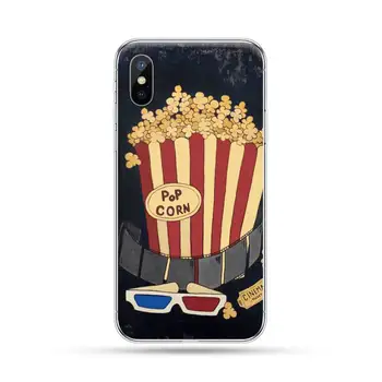 Prúžok Popcorn Krásne Chutné Telefón puzdro Pre iphone 12 mini 5 5s 5c se 6 6 7 8 plus x xs xr 11 pro max