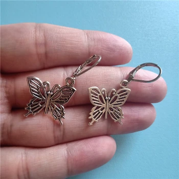 Beautful Motýľ Leverback Náušnice, Elegantná Motýľ Kúzlo Minimalistický Šperky, Hmyzu Náušnice Dropshipping