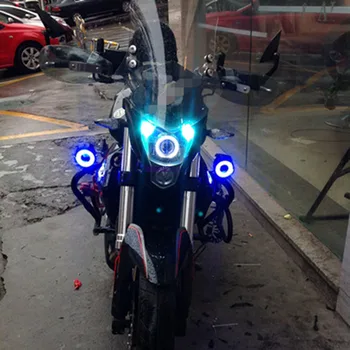 Motocykel U7 LED Jazdy Hmlové svietidlo pracovné miesto na čítanie predné svetlo Motocyklové 3000LM jazdy pomocné svetlo moto pozornosti svetlomet