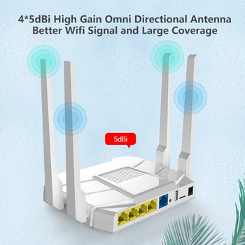 Cioswi Vysoký Výkon 550Mhz QCA9531 Čip Bezdrôtový Wifi Router Stabilné Silný Signál Wifi Vysoký Zisk Antény Veľké Pokrytie
