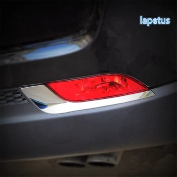 Lapetus Chrome Mimo Zadné Hmlové Svetlá Žiarovky Viečka Obočie Dekorácie Rám, Kryt Výbava ABS vhodný Na Jeep Compass 2017 - 2020