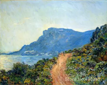 Krajina olejomaľba Claude La Corniche Slnkom, ktoré Claude Monet Izba dekor Ručne maľované Vysokej kvality