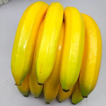 Umelé Ovocie Plastové Simulácia Banán, citrón Falošné Ovocie Model Obývacia Izba Dekorácie na Slávnostnú Party Foto rekvizity Dodávky