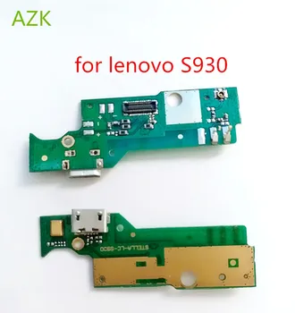 Nové Originálne USB Nabíjanie Doska s Flex kábel & Mikrofón pre Lenovo S930 Mobilný telefón + DropShipping