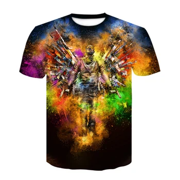 Kvalitné značky oblečenia zábavnej 3D T-Tričko T-Shirt CS hra GO T-Shirt 2019 hot counter strike Global Offensive CSGO muži T-Shirt