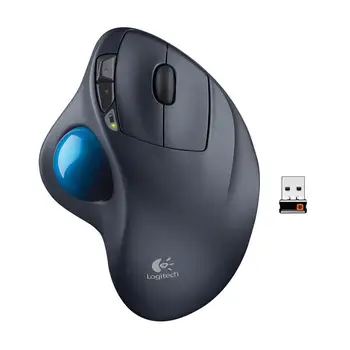 Logitech M570 Bezdrôtová Myš Trackball Kreslenie Myšou Podpora Office Test s USB Prijímač, 1000dpi Pre Desktop/ Laptop PC