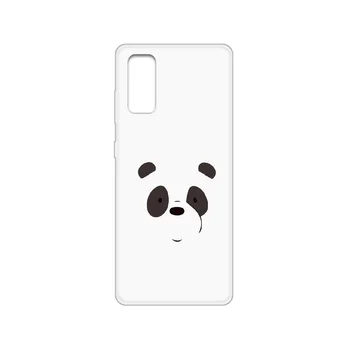 Sme Holé Ľadový Medveď Panda Telefón Prípade cover obal Pre SamSung Galaxy S 6 7 8 9 10 20 Okraji Plus E Lite 5G Ultra priehľadná nepremokavé