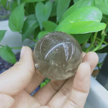 Crystal ball Prírodné údená quartz oblasti loptu drahokam shpere Fengshui domáce dekorácie