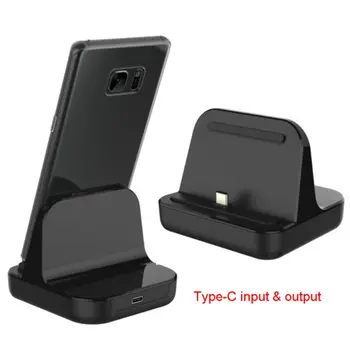 Typ-C Dock Nabíjačka Nabíja Ploche USB C 3.1 Kolísky Stanica Pre Android Telefónu