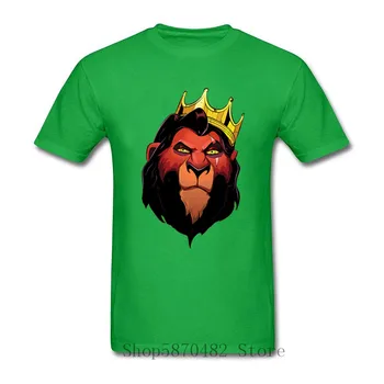 Úžasné Lion King Simba T-Shirt Známeho Reggae Jazva Lion King Tričko Bavlna Mužov oblečenie Krátky Rukáv Tshirts Xs-3XL