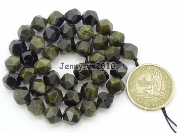 Prírodné Zlatý Obsidián Drahokamy Kamene 24 Tvárou Mnohouholníky Dištančné Perličiek 15