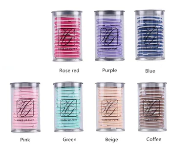 12pcs/box kórejský Krásu Štýl vzduchové vankúše pusinky s Candy farby, vysoko savé do vody