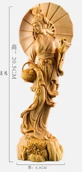 Čínska Klasická cheongsam Krásy socha Ľudovej strane rezbárstvo socha steny domova šťastie, domáce dekorácie, doplnky