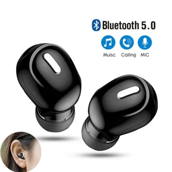 Mini In-Ear 5.0 Bluetooth, HiFi Slúchadlá Bezdrôtové Slúchadlá S Mikrofónom Športové Slúchadlá Stereo Handsfree Slúchadlá Dropshipping