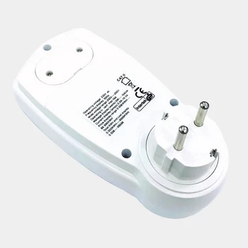 EÚ Plug Inteligentný Digitálny Napájací Metrov Elektriny Analyzer Monitor Napätie Wattmeter Spotreba W Energie Meter