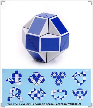 Magic Rôzne Populárne Twist Deti Hra môže sa nastaviť Darček Puzzle Vzdelávacie Hračka 4x4cm