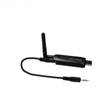 ASR8670 B5 Bluetooth Vysielač 3,5 mm USB Bezdrôtovej Audio A2DP Stereo Adaptér Externá Anténa pre PC, Notebook, TV Slúchadlá