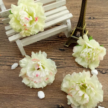 Na ozdobu 10 KS 4,5 cm koláž umelých vôní kvetov darček svadobné hostiny, umelé z disku