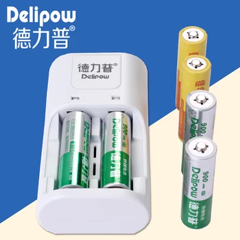 Delipow lítium železa fosfát batérie 3.2 V 5 nabíjateľné lítiové batérie, nabíjačky, súpravy fotoaparát batérie package mail Nabíjateľná