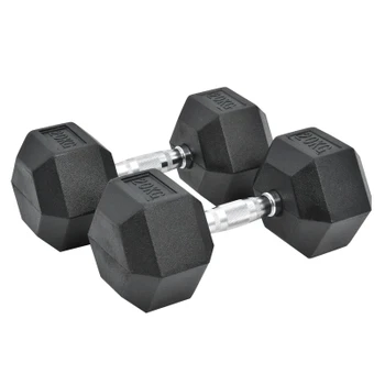 1pcs 27.5 kg Šesťhranné pogumované činka telocvični vyhradená pevné činka pánske fitness tréning ramena svaly v dobrej kvalite