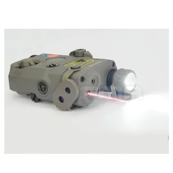 Biele svetlo + Červený laser s IR Šošovky DE/BK/FG FMA PEQ LA5 Upgrade Verzia LED