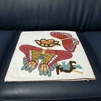 Výšivky Abstraktné obliečka na Vankúš Vankúše Zahŕňa Motýľ Dekoratívne Hodiť Vankúše, Poťahy na Sedacie Auto obliečka na Vankúš 45x45cm