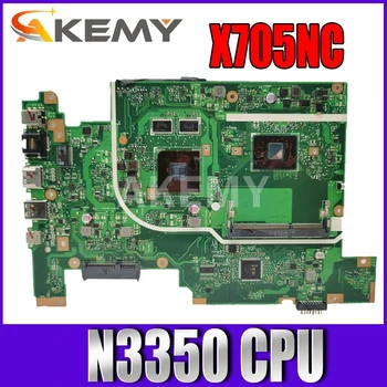 Akmey Pre Asus Vivobook 17 X705NC X705N N705N N705NC Notebook doske N3350 CPU Doske test dobré