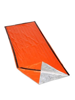 Orange Outdoor Camping Obálky Spací Vak Outdoor Prenosné Núdzové Kemping Spací Vak Izolácie Prežitie Taška
