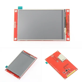 3,5 Palcový 480x320 SPI Sériové TFT LCD Modul Displeja Sn s Stlačte tlačidlo Panel Ovládač IC ILI9488 pre MCU