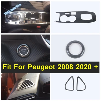 Klimatizácia Zásuvky Prieduch / Motora, Zapaľovanie Štart Stop Krúžok Veci / Stánky Radenie Obal Výbava Pre Peugeot 2008 2020 2021