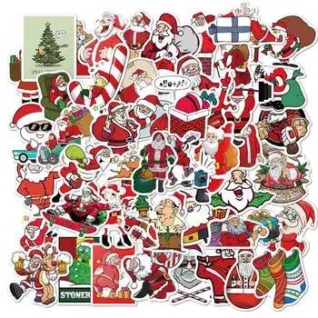 50pcs Farebné Vianočný Kawaii Santa Claus/Snehuliak/Vianočný Strom Notebook Plánovač veľmi tenké / Nový Rok Darček Nálepky