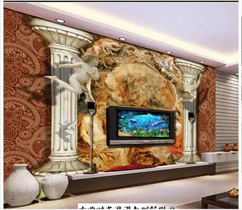 High-end vlastné 3d tapety maľby nástenné papier 3D olejomaľba štýl náboženské nástenné dekorácie pozadí domáce dekorácie na stenu