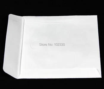 5000pcs 12.5*12.5 cm Biely Štvorec Disk CD Rukáv Kraft Papier DVD Taška Kryt Balenia Obálky Typ Pack Tašky
